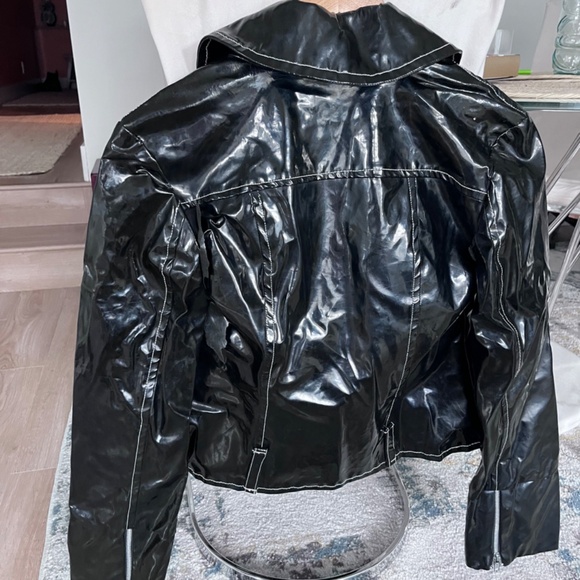 Vintage Faux Leather Jacket - Picture 2 of 3